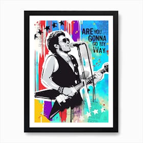 Lenny Kravitz Pop Art Art Print