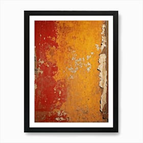 An Antique Parchment With Its Rough Texture Weathered By Time Forms The Background Against Which A 2 2 Art Print