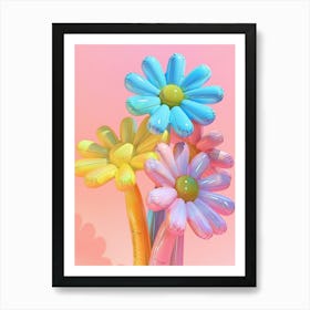 Dreamy Inflatable Flowers Oxeye Daisy 2 Art Print