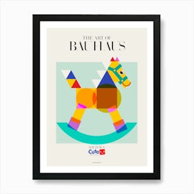 BAUHAUS FOR KIDS | PAINTED PONY Art Print