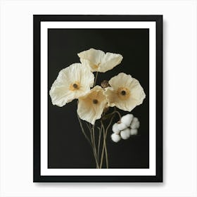 White Flower Poster 3 1 Art Print