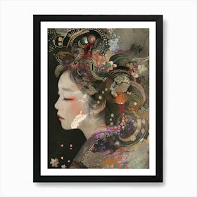 Geisha 3 Art Print