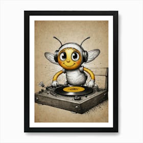 Bee Dj 1 Art Print