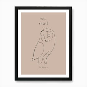 The Owl Art Print