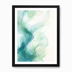 Abstract Watercolor Background 5 Art Print