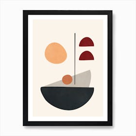 Abstract Minimal Art 01 Art Print