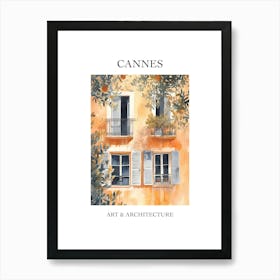 Cannes Travel And Architecture Poster 2 Art Print