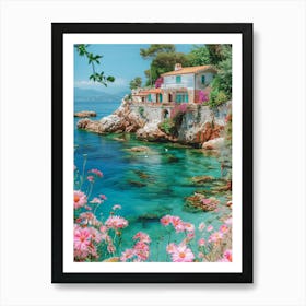 House By The Sea Art Print