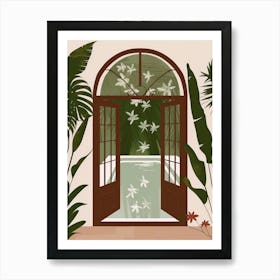 Door To The Pool Art Print