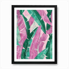 Tropical Leaves 23 Art Print