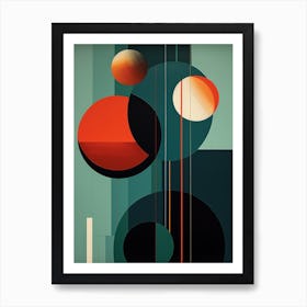 Abstract Circles 14 Art Print