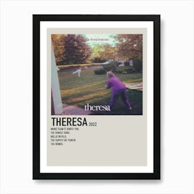 The Front Bottoms Theresa Theresa 2022 Poster Art Print