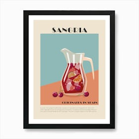 Ndh Sangria Cocktail 18x24 Affiche