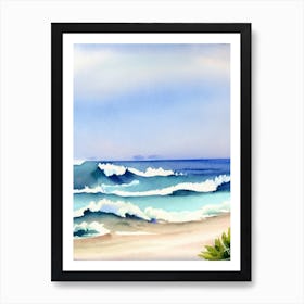 Newport Beach 2, California Watercolour Art Print