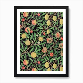 Fruit Pattern, William Morris Art Print