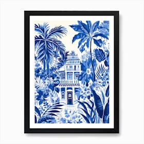 House In The Jungle Art Print