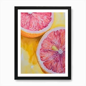 Grapefruits Art Print