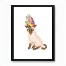 Siamese Cat Art Print