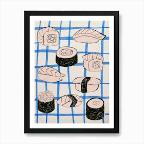 Sushi Variants Art Print