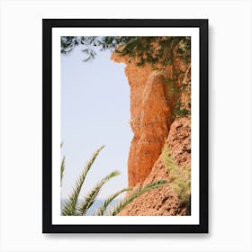 Sea, Rock & Palms // Ibiza Nature & Travel Photography Art Print