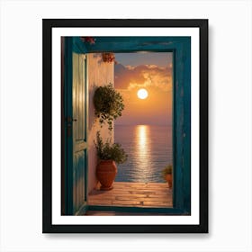 Open Door To The Sea 1 Art Print