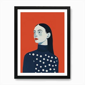 Portrait Of A Woman 583 Art Print