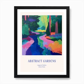 Colourful Gardens Longwood Gardens Usa 2 Blue Poster Art Print