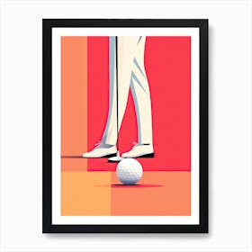 Golfer 1 Art Print