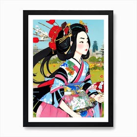 Asian Girl 6 Art Print