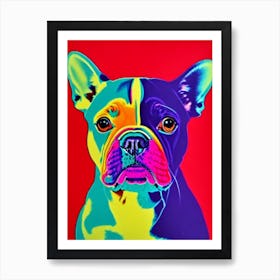 French Bulldog Andy Warhol Style Dog Art Print