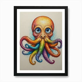 Octopus 55 Art Print