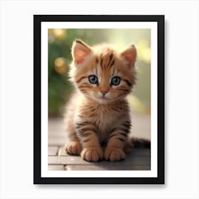 Cute Kitten 3 Art Print