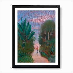 Temperate House In Kew Gardens Art Print