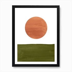 Minimalist landscape Affiche