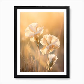 Boho Dried Flowers Evening Primrose 1 Art Print