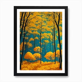 Autumn Forest 97 Art Print