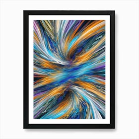 Abstract Swirl Art Print