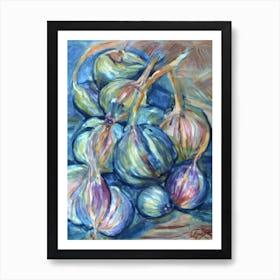 Red Onion 2 Classic vegetable Art Print