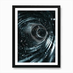 Abstract Black Hole Art Print