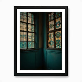 Stained Glass Windows Art Print