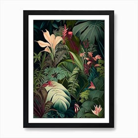 Hidden Paradise 1 Botanicals Art Print