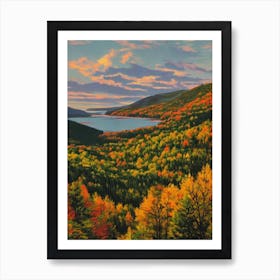 Acadia National Park 1 United States Of America Vintage Poster Art Print