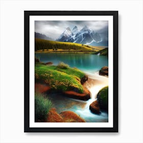 Mountain Stream 2 Art Print