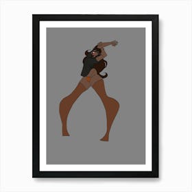 Stretching Art Print