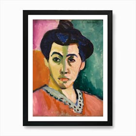 Pablo Picasso Asian Woman Art Print