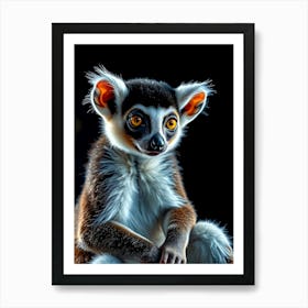 Wild Animal Creative Portrait 140 Art Print