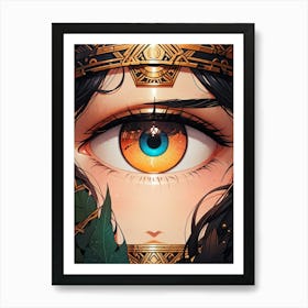 Eye Of The Goddess Art Print