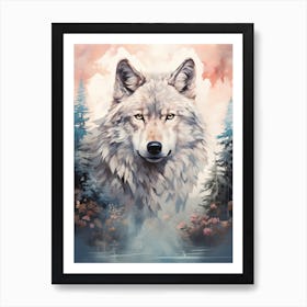 Wolf Art 3 Art Print