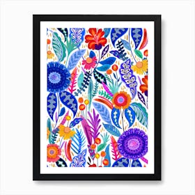 Neon Bloom - Spring Art Print