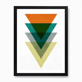 Triangles Art Print